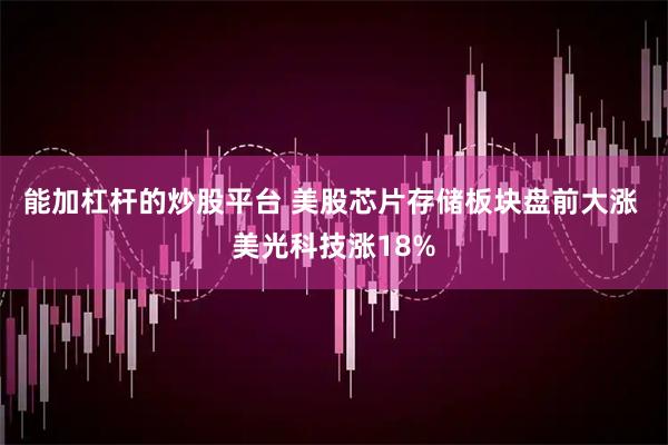 能加杠杆的炒股平台 美股芯片存储板块盘前大涨 美光科技涨18%